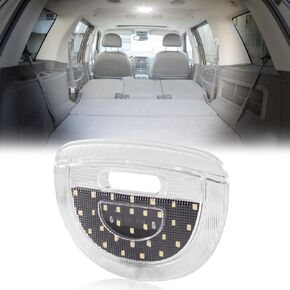 White LED Interior Roof Dome Lights Cover Overhead Console Reading Lamps For Ford F-150 E-150 E-250 E-350 E-450 Super Duty Ford Expedition Explorer Taurus Windstar, Lincoln Aviator Mark LT Navigator