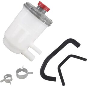 3.0L Power Steering Pump Reservoir Replacement & Pipe Hose w/Clamp Replace Part 53701SDAA01 Compatible with for Honda Accord V6 2003 2004 2005 2006 2007
