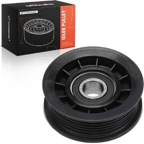 A-Premium Belt Tensioner Pulley Compatible with Ford F-150 & Chevrolet Silverado Equinox, Malibu, Impala & GMC Sierra & Jeep Grand Cherokee & Dodge Grand Caravan, Ram & Chrysler & Cadillac & Buick