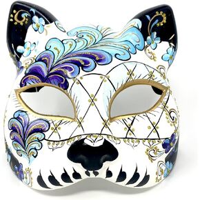 STORM BUY Steampunk Masquerade Mask For Women Lady Halloween Cat Costume Cosplay Party Mardi Gras Ball Mask