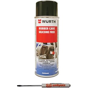 Smilyeez Listing for Wurth Rubber Care Silicone Free, Vehicle Rubber and Plastic Cleaner Article 8857000012 12 fl. oz. (1 Can) & Pocket Screwdriver