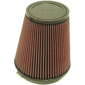 K&N Universal Clamp-On Air Filter: High Performance, Premium, Washable, Replacement Engine Filter: Flange Diameter: 6 In, Filter Height: 8 In, Flange Length: 1 In, Shape: Round Tapered, RU-3050