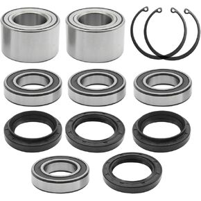 93305-00602-00 Front Rear Wheel Bearing Seal, Replacement for Yamaha Grizzly 350 400 450 2007-2014 Replacement for Kodiak 400 450 2005-2006, Replaces 99009-55500-00