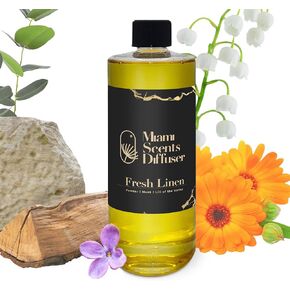 New Version Amalfi Scent, 4 Fl - 120 ml, Inspired by One & Only Royal Dubai Hotel, Essential Oils Diffuser, Hotel Scents, Home Luxury Scents Refill, Aromatherapy Oils, Hotel Collection Diffuser Oil.