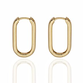 14k Gold Filled Chunky Huggie Hoop Earrings Set Small Gold Round Hoop Earrings Hypoallergenic Dainty Tiny Earrings Minimal Cuff Donut Shape Earrings For Women Gift for Women Teens (Classic 13mm)