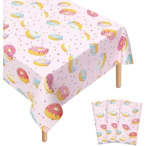 3 Pieces Pool Party Plastic Tablecloths, 54 * 108 Inch Summer Beach Table Covers, Beach Pool Party Decorations, for Hawaiian Beach Theme Summer Birthday Party Supplies in Kuwait