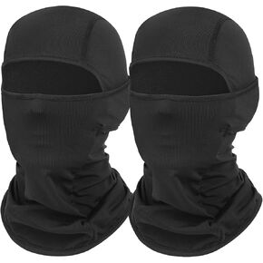 2 Pack Balaclava Ski Mask for Men & Women, Head Mask Full Face Mask Shiesty Mask for Motorcycle Helmet Sun UV Protection