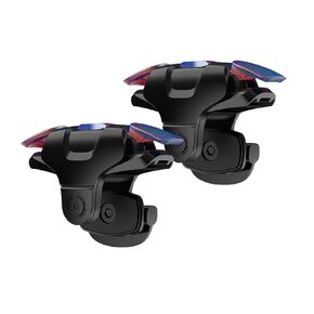 Mobile Game Controller Trigger,4 Finger Game Trigger Gamepad Large Thickness, Sensitive Trigger with 3 Pair Gaming Finger Sleeves