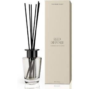 Lavender Reed Diffuser - Luxury Decorative Scent Diffusers for Home with Premium Fiber Reeds for Lasting Gentle Dispersal - Natural, Toxin-Free Aroma Oil Diffuser Sticks
