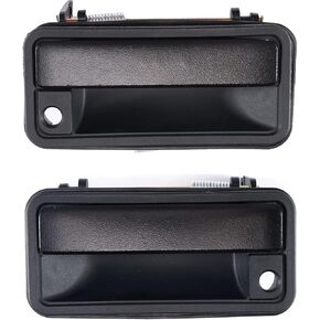2Pcs Metal Exterior Door Handle Front Drive & Right Passenger Side for 1988-2000 Chevy GMC Cadillac Models - C/K 1500 2500 3500 Suburban Tahoe Yukon Pickup, 15742229 15742230