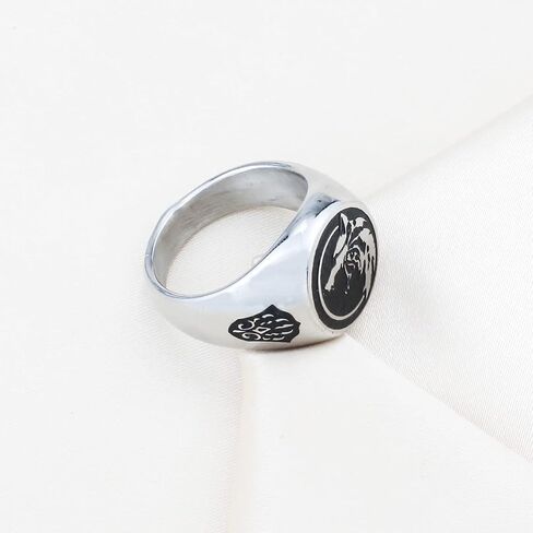 Wolf Ring Viking Wolf Head Wolf Paw Ring Animal Ring for Boys in Kuwait