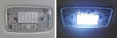 iJDMTOY JDM Diamond/Crystal Clear Lens غطاء إضاءة مركزي داخلي متوافق مع Toyota RAV4 Camry Yaris Prius FJ Cruiser Matrix، إلخ in Saudi Arabia