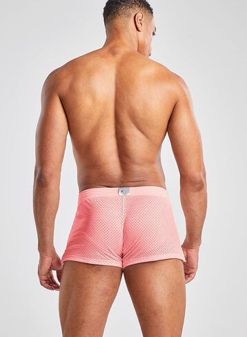 MIZOK Mens 3 Inch Athletic Workout Short Mesh Running Workout Gym Shorts in Kuwait