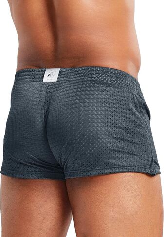 MIZOK Mens 3 Inch Athletic Workout Short Mesh Running Workout Gym Shorts in Kuwait