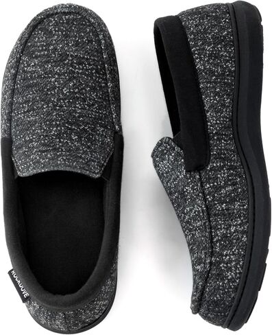 RockDove Men's Tweed Memory Foam Moc Slipper in Kuwait