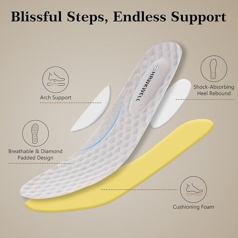 Hawkwell Men's Slip On Arch Support Lightweight Slip Resistant Comfortable Nursing Shoes in Kuwait