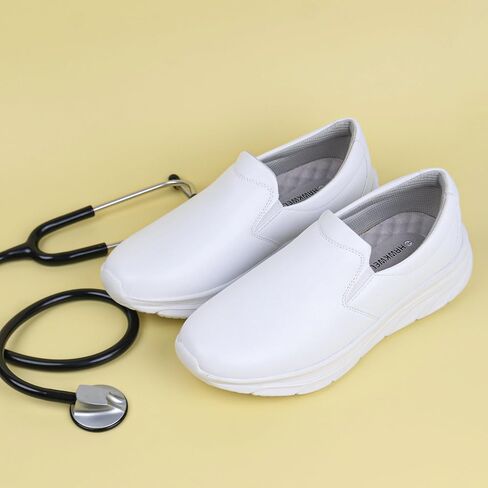 Hawkwell Men's Slip On Arch Support Lightweight Slip Resistant Comfortable Nursing Shoes in Kuwait