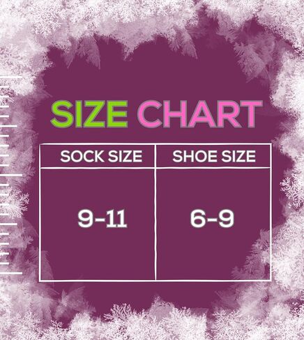 Tipi Toe 6-Pack Winter Boot Socks For Women - Available in Cotton Or Wool Blend - Crew Warm Socks Size 9-11 in Saudi Arabia