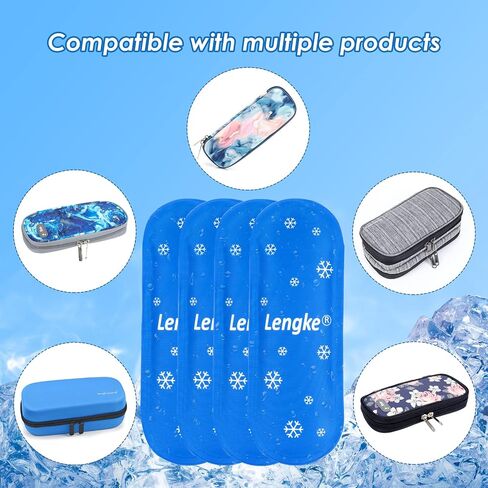YOUSHARES Portable Insulin Cooler Travel Case - TSA Approved Diabetic Medication Cooling Bag, EVA Insulated Organizer for Epi Pens, Refrigerated Diabetes Supplies Carrying Storage Kit with 2 Ice Pack in Saudi Arabia