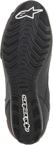 حذاء Alpinestars رجالي Faster-3 Drystar للدراجات النارية، أسود/رمادي/أحمر، 12.5 in Saudi Arabia