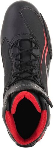 حذاء Alpinestars رجالي Faster-3 Drystar للدراجات النارية، أسود/رمادي/أحمر، 12.5 in Saudi Arabia