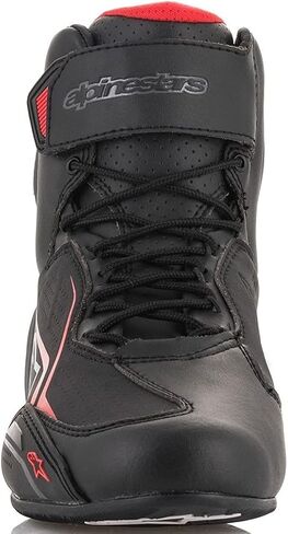 حذاء Alpinestars رجالي Faster-3 Drystar للدراجات النارية، أسود/رمادي/أحمر، 12.5 in Saudi Arabia