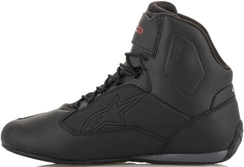 حذاء Alpinestars رجالي Faster-3 Drystar للدراجات النارية، أسود/رمادي/أحمر، 12.5 in Saudi Arabia