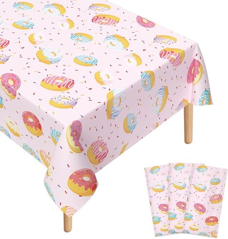 3 Pieces Pool Party Plastic Tablecloths, 54 * 108 Inch Summer Beach Table Covers, Beach Pool Party Decorations, for Hawaiian Beach Theme Summer Birthday Party Supplies in Kuwait