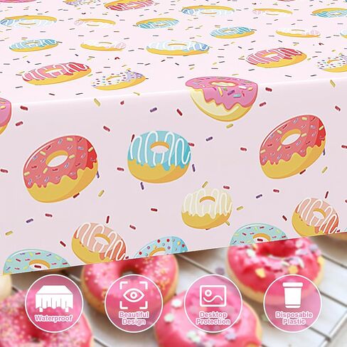 3 Pieces Pool Party Plastic Tablecloths, 54 * 108 Inch Summer Beach Table Covers, Beach Pool Party Decorations, for Hawaiian Beach Theme Summer Birthday Party Supplies in Kuwait