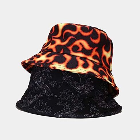 Quanhaigou Unisex Sun Hats, Fashion Beach Bucket Hat for Men Women,Summer Outdoor Boonie Cap Breathable Packable in Kuwait