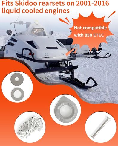 مجموعة ترقية الارتداد Pawl لصيغة Skidoo Mxz 440 500 600 700 800 Peak Legend HO 2001-2016 لإعدادات الارتداد في المخزون أو ما بعد البيع مع فتحة في المركز (ليس للمقعد الخلفي SPI) in Kuwait