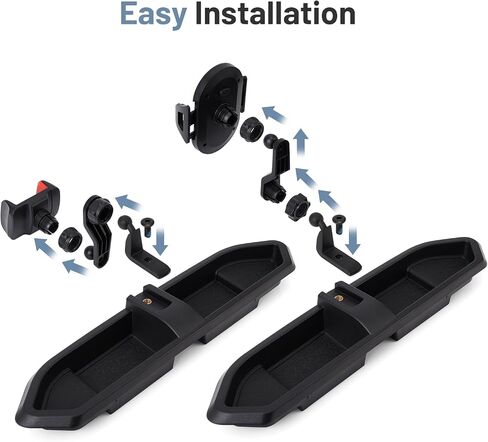 Phone Mount with Storage Tray for Wrangler 2018-2023JL/JLU 2020-2023 JT Dash Multi-Mount Phone Holder Kit for Jeep Wrangler JL/JLU/JT Accessories Interior Accessories in Saudi Arabia