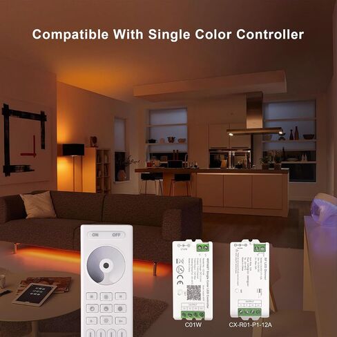 جهاز تحكم عن بعد RF 2.4G 4-Zone RC03RFB يعمل باللمس لوحدة تحكم RGB RGBW RGBCCT يعمل مع WB5 LM052 LM053 C03W C04W C05W C03RF C04RF C05RF إلخ in Saudi Arabia