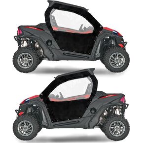 QYMOTO Zforce 500 800 Doors with Zippered Windows,900D Pvc Soft Cab Enclosures Compatible with CFMOTO ZForce 800 EX/Trail 2014-2022,ZForce 500 2016-2022,ZForce 1000 2017