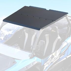 KRX 1000 Aluminum Roof Top,A & UTV PRO Lightweight 2-Piece Hard Roof Top Sun Visor Cover for 2020-2024 2025 Kawasaki Teryx KRX 1000 2 Seater Accessories, Roof UV-Resistant Powder Coat Finish