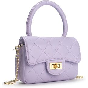 Kids Purse for Girls Ages 3-14, Leather Toddler Crossbody Bag for Teen Girls