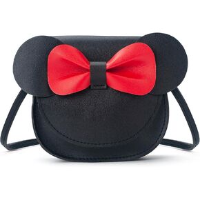 Girls Purse, Toddler Purse, Kids Mini Mouse Ear Bow Crossbody Purse, Birthday Gift Purses for Girls