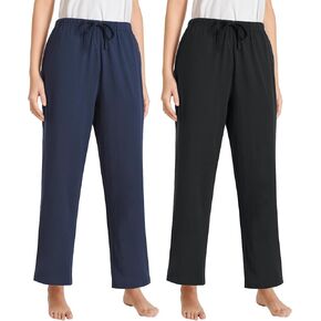 Women's Petite Pajama Pants Petite Size Cotton PJ Bottoms