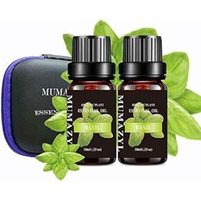 Jasmine Essential Oil Set, Jasmine Oil for Diffuser, Cleaning, Home, Bedroom, Perfumes, Humidifier,Soap, Candles 2 Pack 10ml