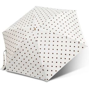 Pocket Umbrella with 6 Ribs,Compact Parasol,UPF50 Sun Protection Brolly,Dual-purpose for Sunny and Rainy Day