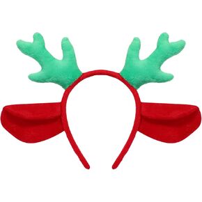 Reindeer Antlers Headband Animal Ears Deer Horn Headband Reindeer Cosplay Party Costume for Christmas Halloween