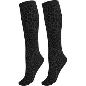 Compression Socks Calf Knee High Support Socks Novelty For Women Men Athletic Running Hiking Nurse