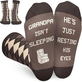 FOURSTUFF Socks for Women, Men - Socks for Grandma, Sister, Wife - Christmas Gifts for Women, Men