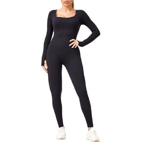 Women's Long Sleeve Jumpsuits Casual Workout Yoga Jumpsuits for Women Casual Jumpsuits for Women