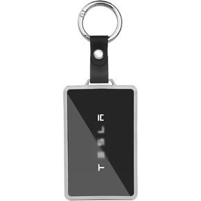 For Tesla Card Key Holder, Transparent Soft Card Key Cover for Model Y/3 Model S/X Cybertruck Accessories, Black