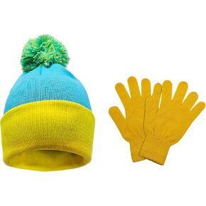 Child Beanie Knit Hat Knitted Winter Hat Costume Accessories Vintage Gloves for Halloween Cosplay
