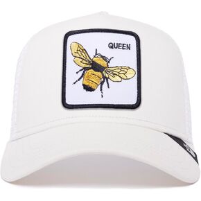 Goorin Bros. The Farm Unisex Original Adjustable Snapback Trucker Hat, Snow (The Queen Bee), One Size