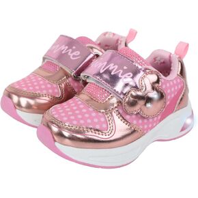 Minnie Mouse Kids Sneakers Girls Light Up Hook and Loop