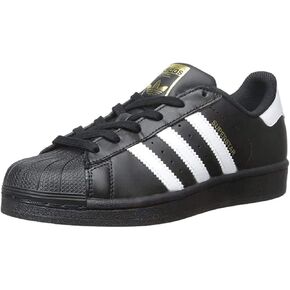 Adidas Superstar Shoes Kids', Black, Size 7K
