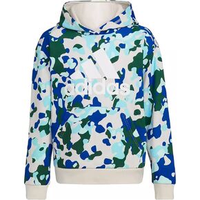 adidas Boys' Chop Pullover Hoodie, Royal, X-Large (AA7484)